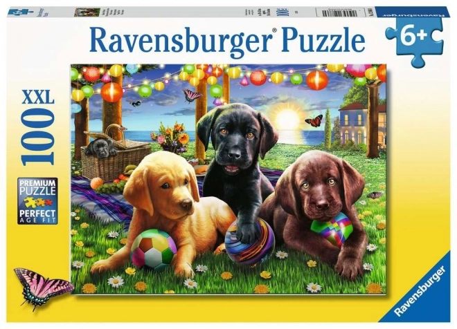 Puzzle Psí Picnic XXL 100 piese Ravensburger