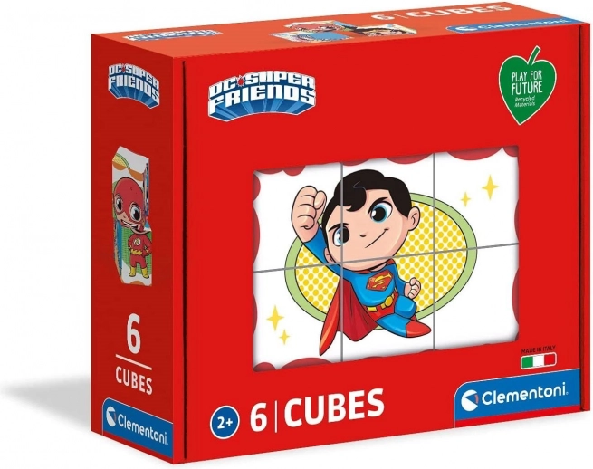CLEMENTONI Play For Future Cuburi cu imagini Superprieteni, 6 cuburi