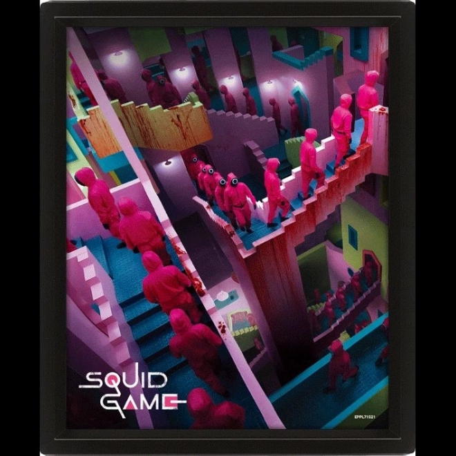 Tablou 3D jocurile Squid