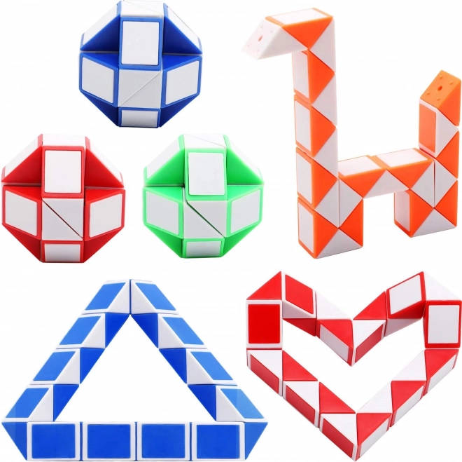 Cub șarpe magic – puzzle 26 cm (mix de culori)