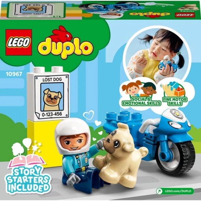 Motocicletă poliție LEGO DUPLO Town