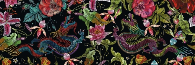 Puzzle panoramic Secret Garden: Grădină Dragon, 1000 de piese