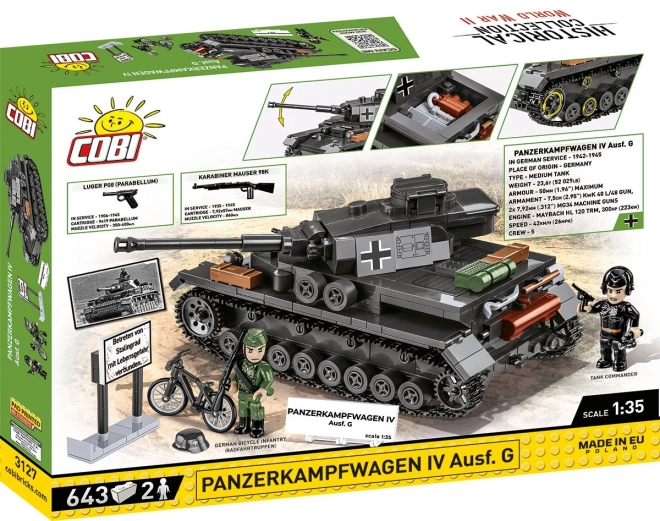 Set de construcție tanc Panzerkampfwagen IV Ausf. G