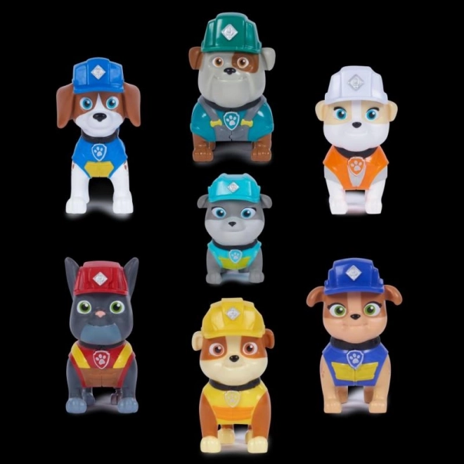 Figurine Rubble și Echipa lui - Set 7 Piese Psi Patrol