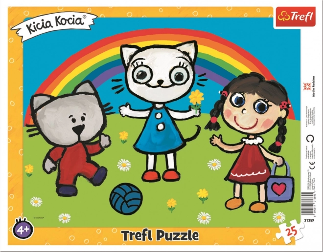 Puzzle Kicia Kocia Slunečný den 25 piese