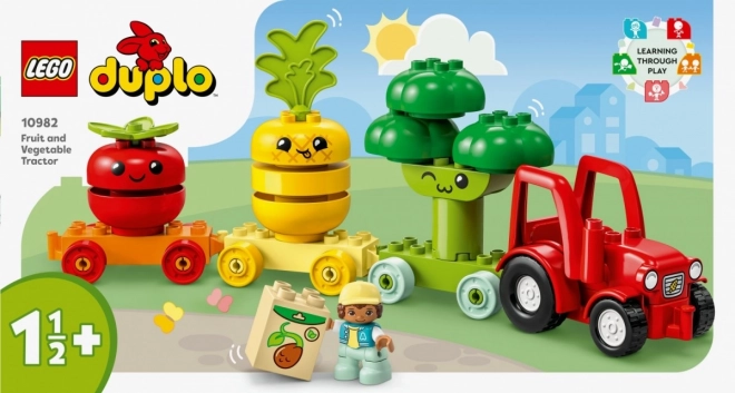 Tractorul cu legume și fructe LEGO DUPLO