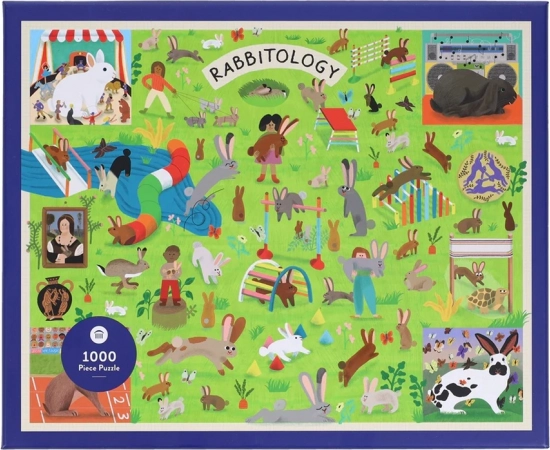Puzzle Rabbitologie 1000 de piese de la Chronicle Books
