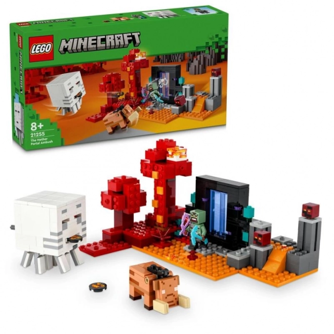 Portalul de nether LEGO Minecraft