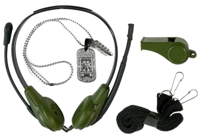 Set de jucării militare cu pistoale și accesorii