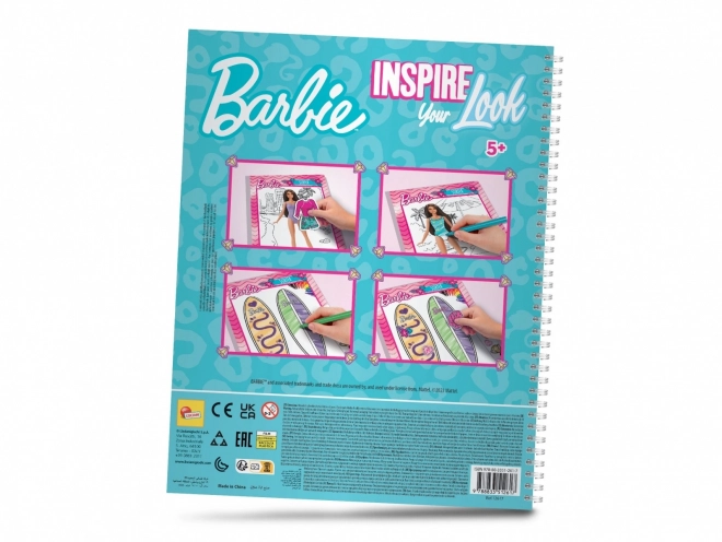 caiet de schițe Barbie inspiră-ți aspectul