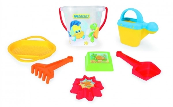 Set jucării nisip Lumea marină plastic 7 buc 19x30x17cm 12m+ Wader