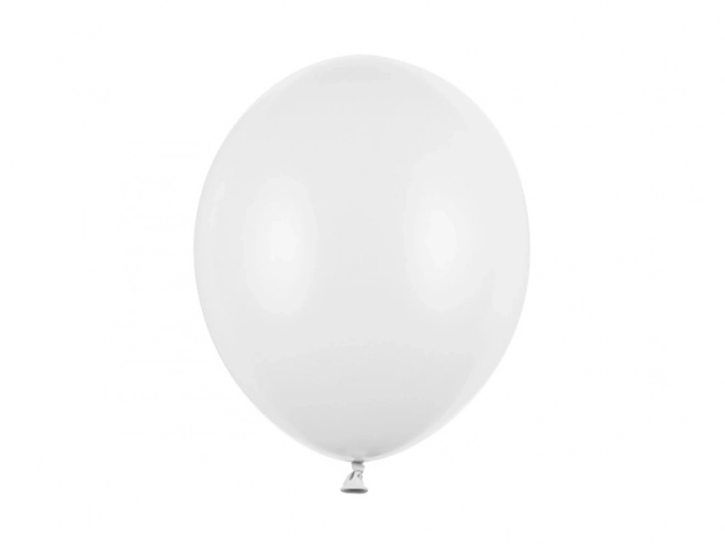 Balon alb pastel Pure 30 cm 100 bucăți