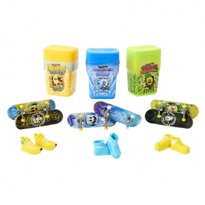 Hot Wheels set fingerboard și botine în cutie