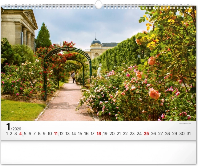 Calendar de perete Grădini 2026