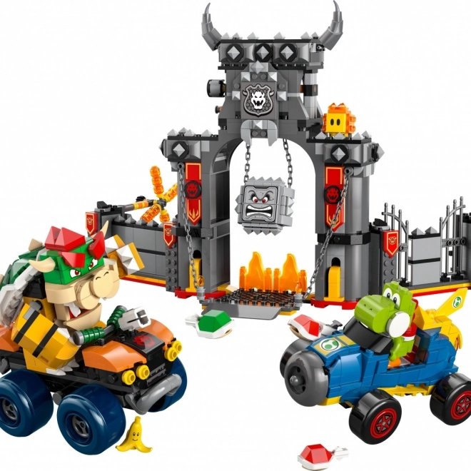 Set de construit Mario Kart - Bowser și castelul său