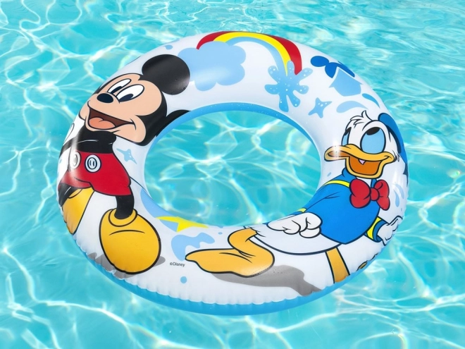 Colac gonflabil Mickey Mouse și Donald Duck 56 cm