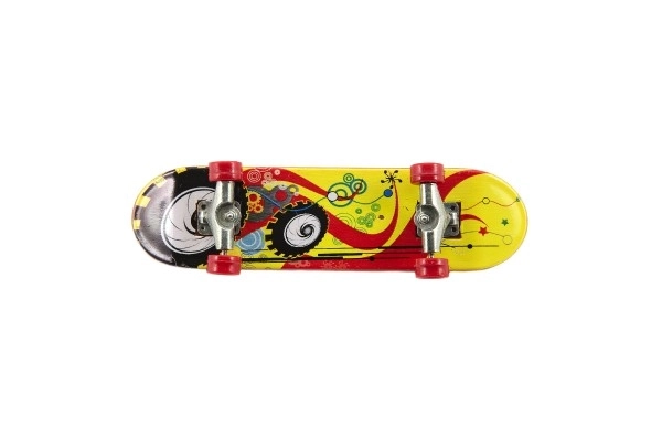 Skateboard deget cu rampă colorată