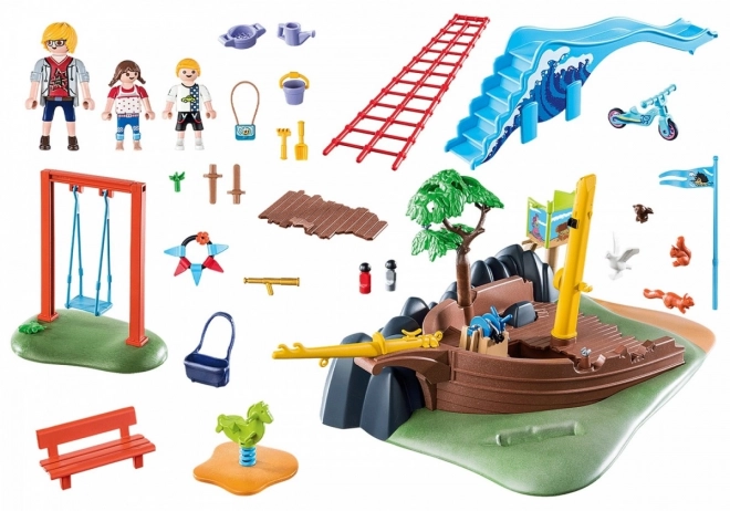 zonă de joacă cu epavă Playmobil City Life