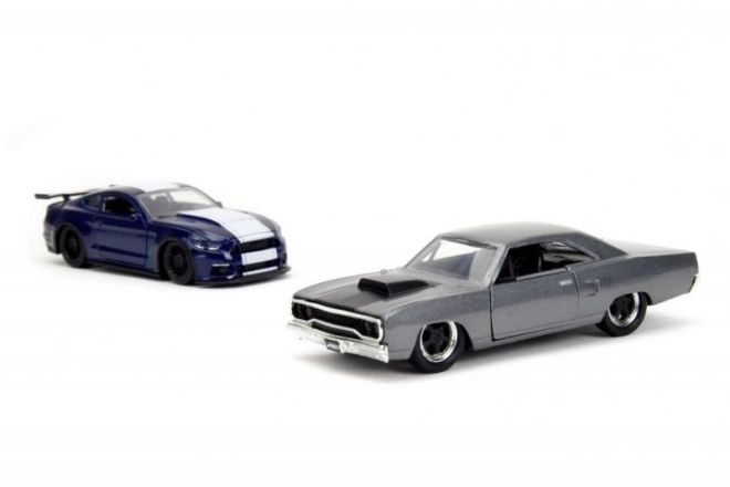 Twin Pack Fast & Furious Mustang GT350 și Plymouth Road Runner