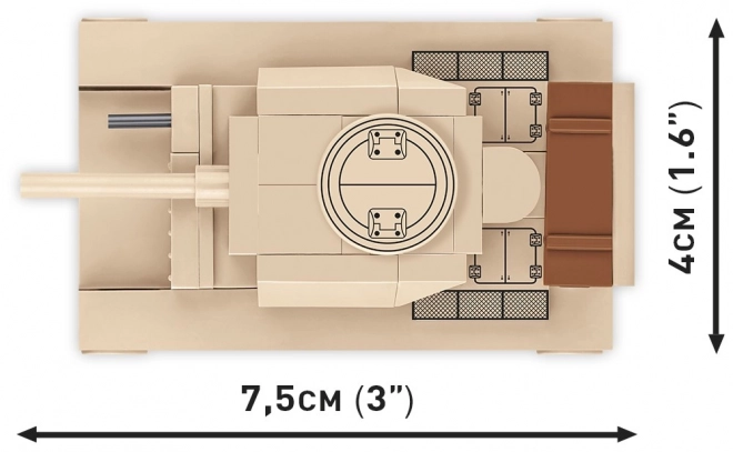 Tancul Panzer III Ausf.L din cărămizi COBI