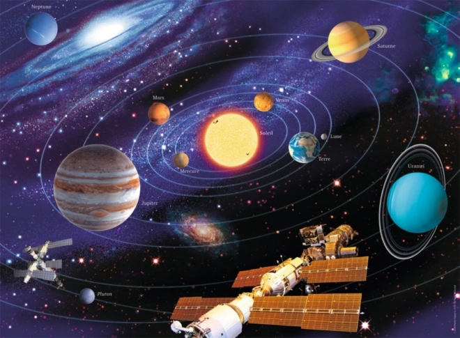 Puzzle Sistem planetar 500 piese