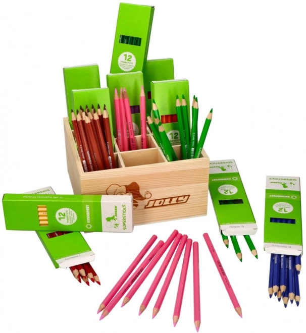 Supersticks Classic Set în Cutie de Lemn, 144 buc