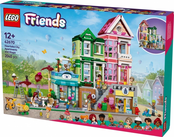 Apartamente și magazine în orașul Heartlake LEGO Friends