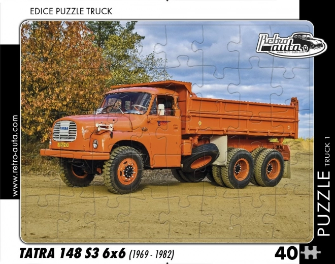 Puzzle camioane retro Tatra 148 S3 6x6