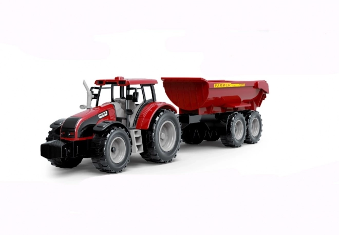 Tractor cu remorcă și fân pentru copii