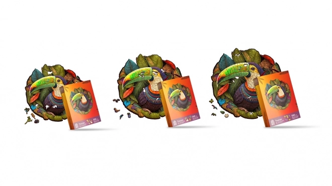 Puzzle din lemn tucan 500 piese