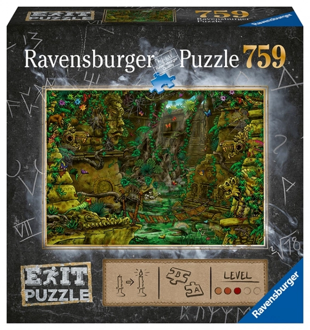 Puzzle Ravensburger Exit - Templul din Angkor 759 piese