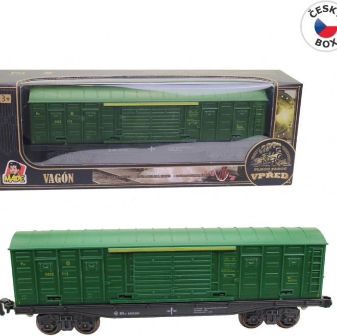 Vagon verde acoperit 25 cm