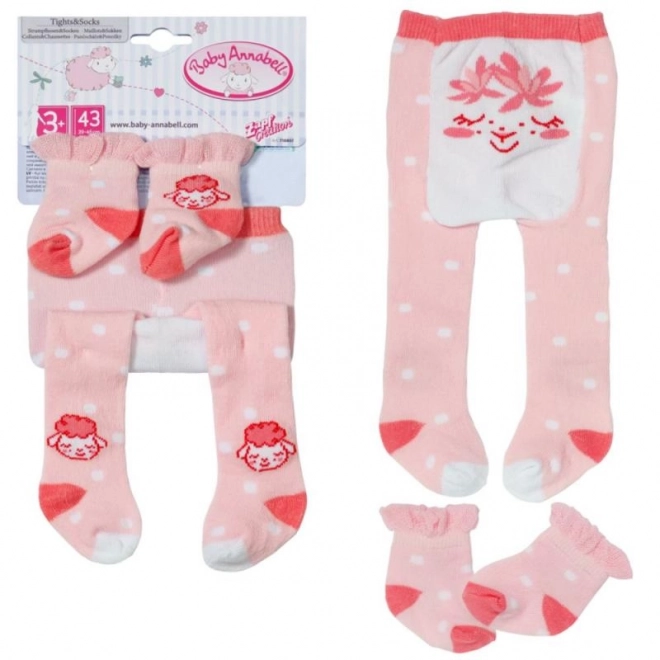 Colanți și șosete pentru Baby Annabell, 43 cm