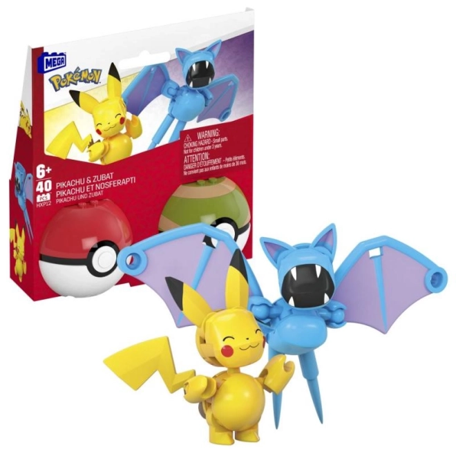 Pokéball cu Pikachu și Zubat de la MEGA