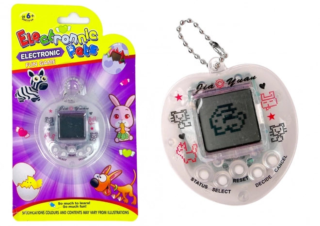 Joc Electronic Tamagotchi Animal de Companie Alb