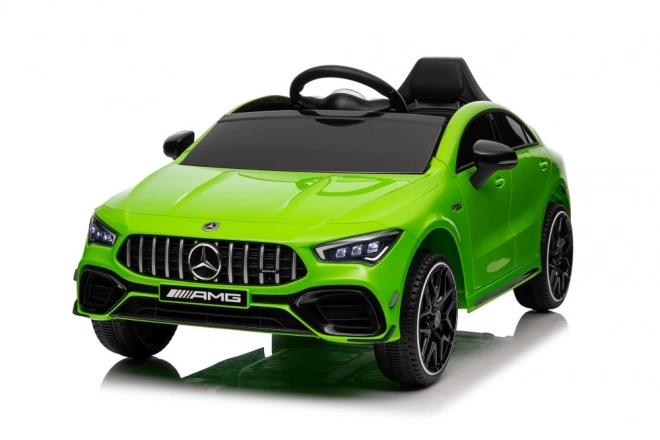 mașină cu acumulator mercedes cla 45 amg verde 4x4