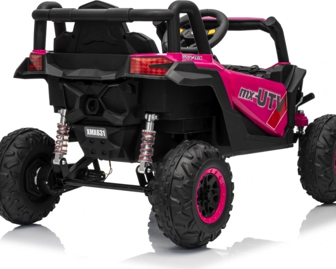 Automobil electric pentru copii Buggy Madman UTV-MX roz