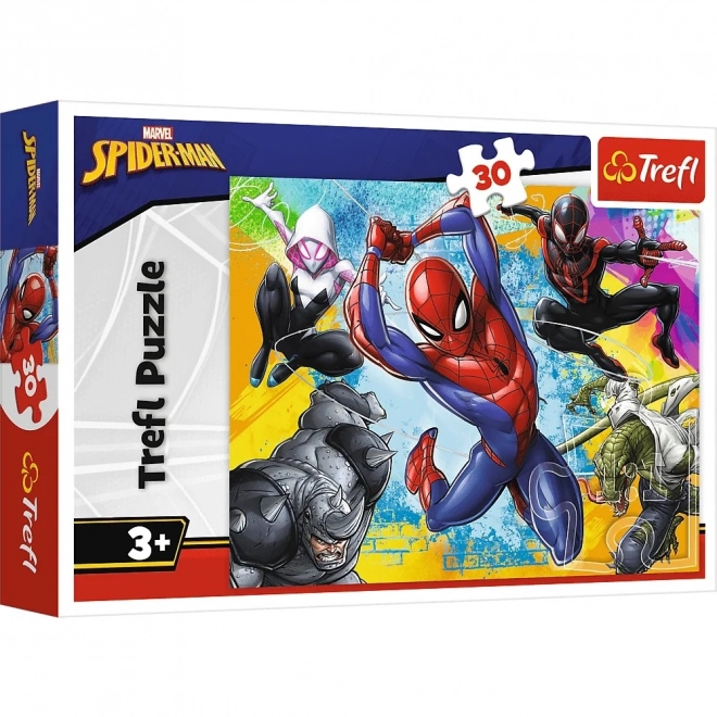 Puzzle Spiderman Culori 30 Piese