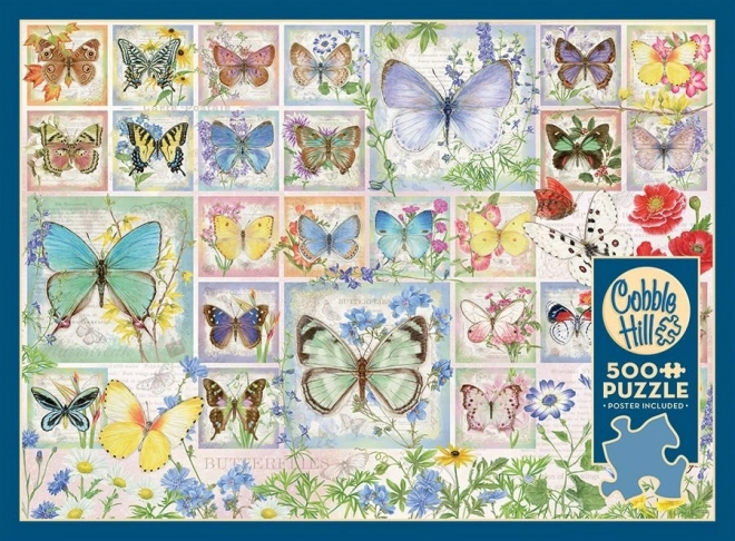 Puzzle fluturi Cobble Hill 500 piese