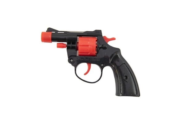 Pistolă cu capse 8 focuri din plastic 13cm