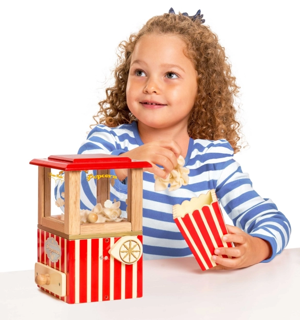 Distracție autentică cu pârghie și popcorn din fetru