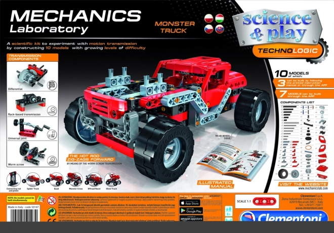 laborator mecanic monster truck 10 în 1