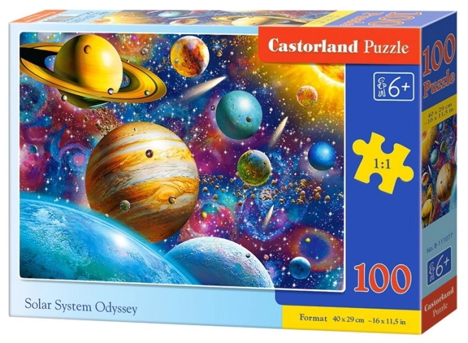 Puzzle Sistemul Solar Odyssey 100 piese