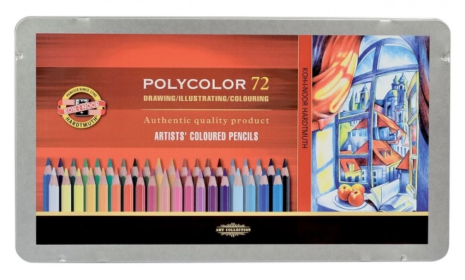 Creioane colorate artistice Koh-i-noor Polycolor 72 buc