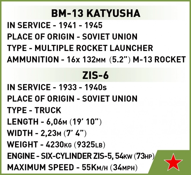 klocki katyusha BM-13