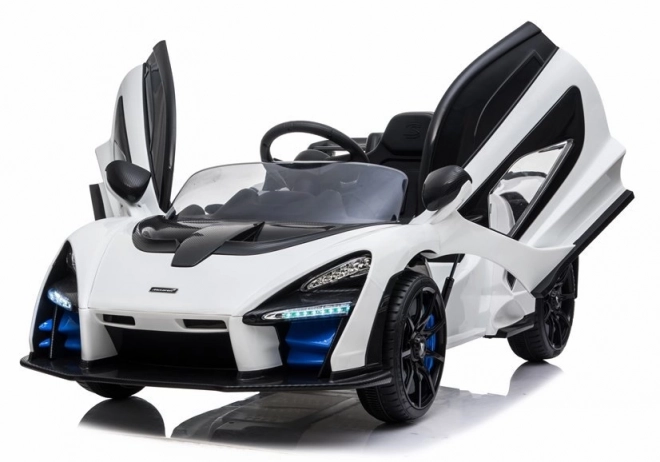 Mașină electrică McLaren Senna albă