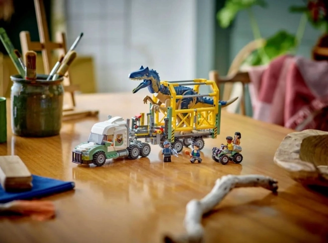 Camion de transport pentru Allosaurus LEGO Jurassic World