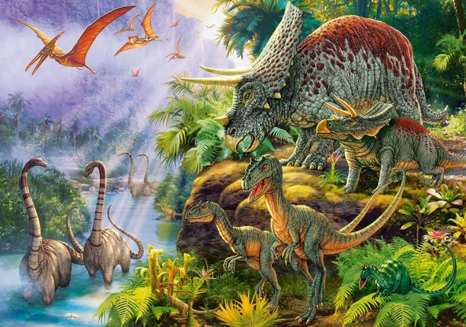 Puzzle Castorland valea dinozaurilor 500 piese