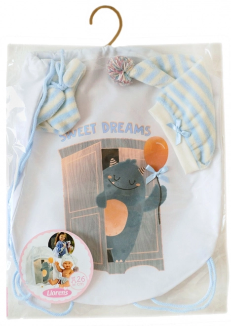 Hăinuțe pentru păpușa bebeluș New Born cu accesorii