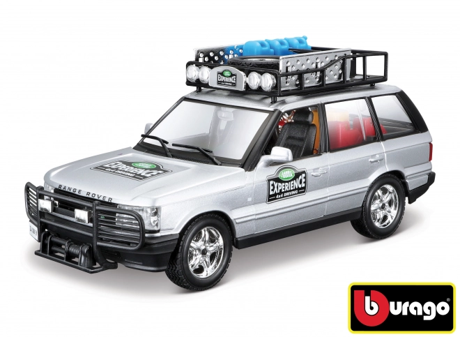 Model mașină Range Rover argintiu la scară 1:24